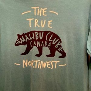 “The True Northwest” Graphic Men’s T-Shirt long sleeve Sage size Medium EUC